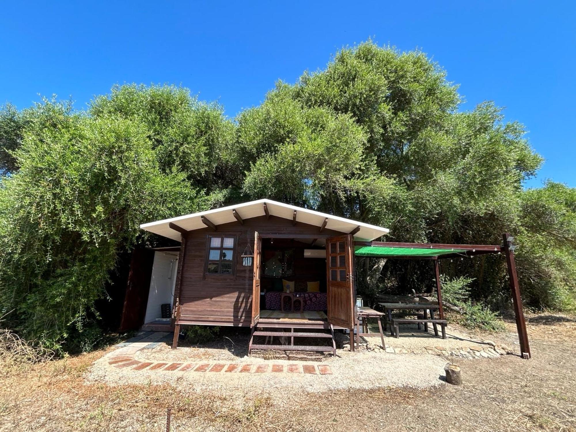 Cabana Rustica En Un Rancho Con Caballos, Prado Del Rey, Andalucia 外观 照片